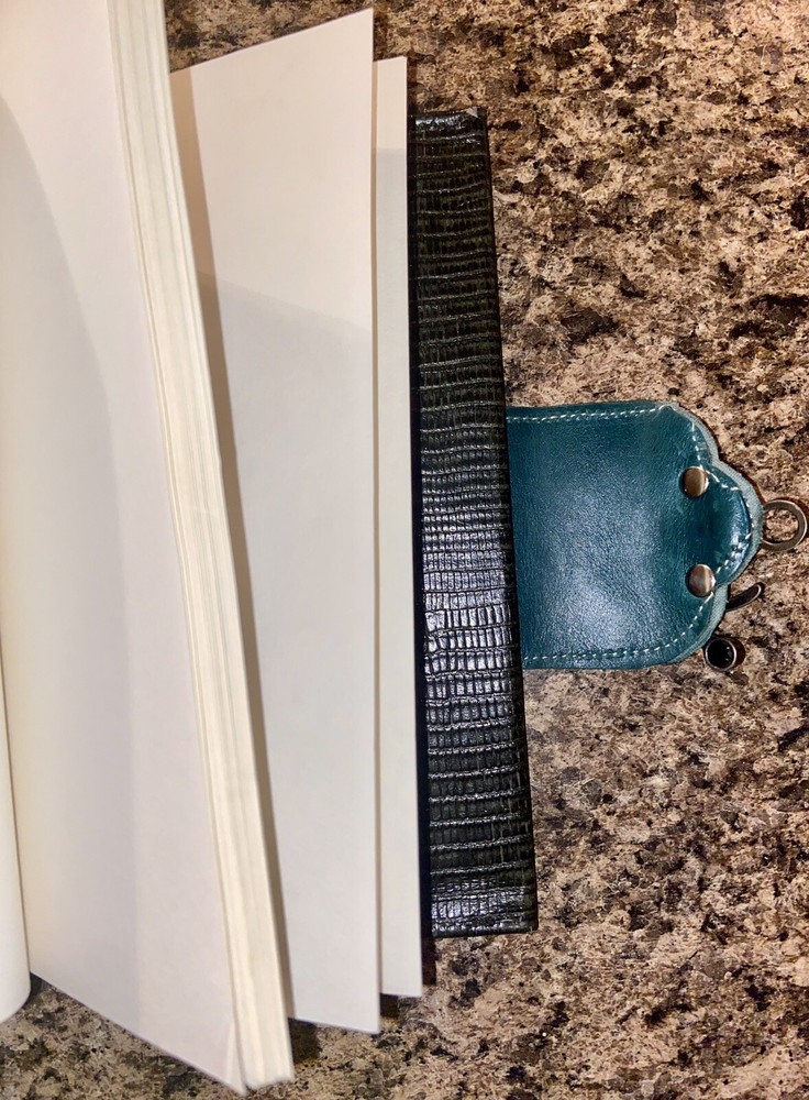 handmade leather bound journal/refillable