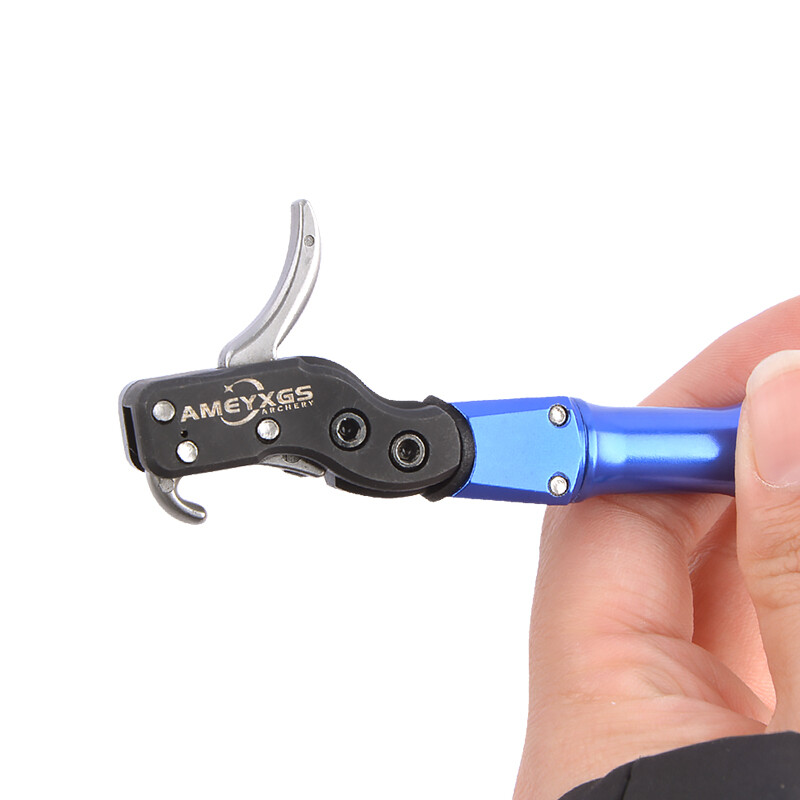 Archery Release Aids Finger Trigger Caliper Wrist Strap Compound Bow Hunting