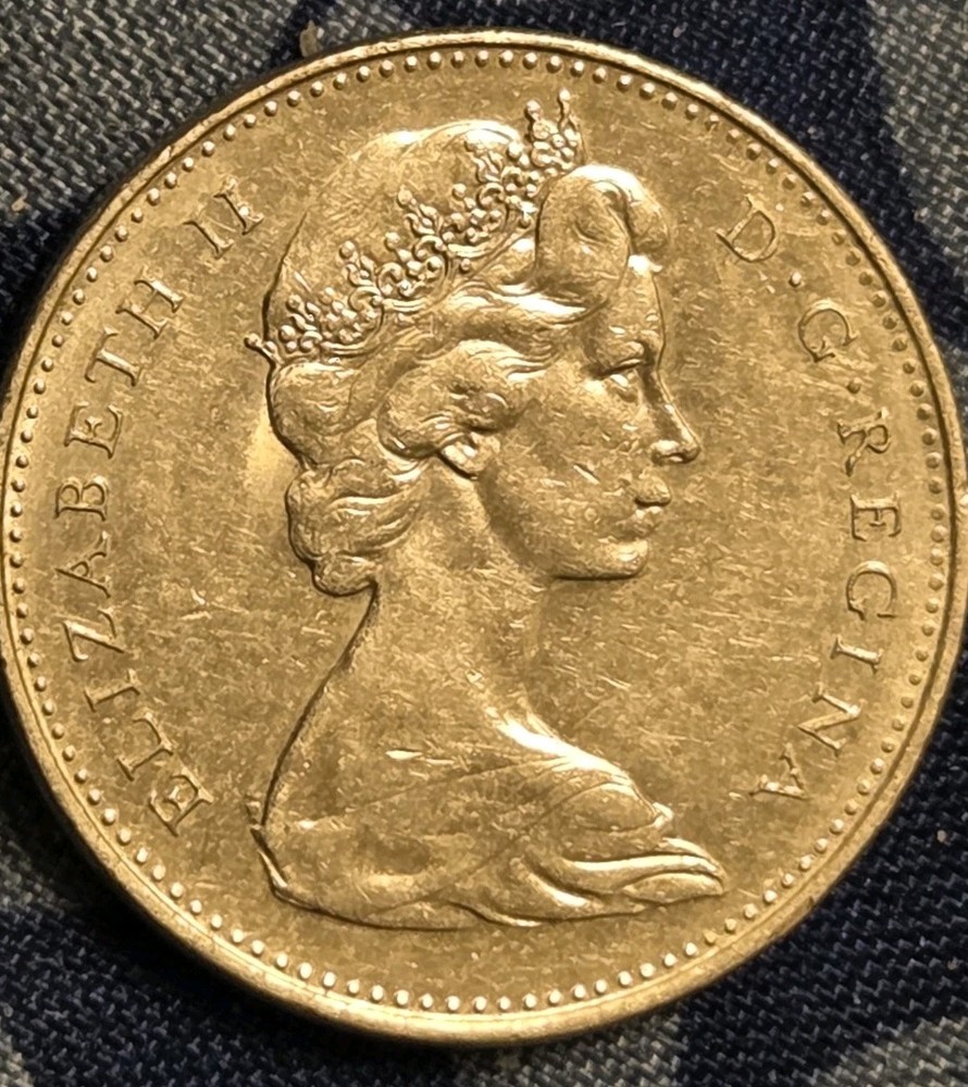 1973 Canadian Beaver nickel