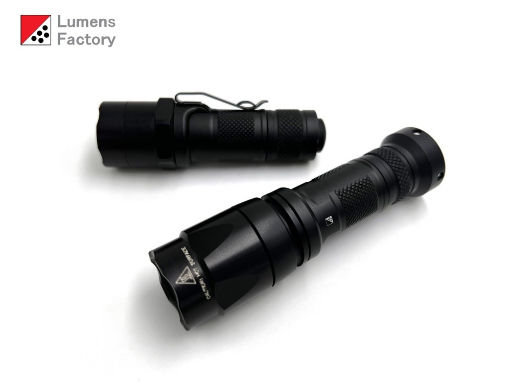 E1e Style 18350 Clipped Body. Surefire E Compatible. E1e E1L E1B. HA3 Black