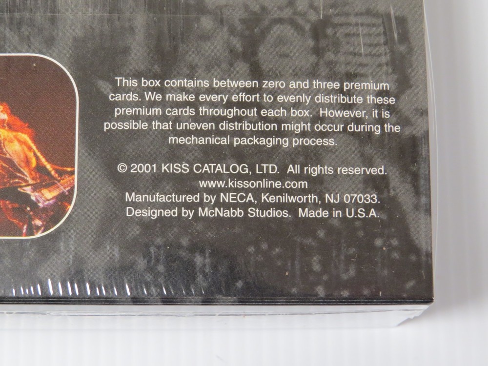 KISS ALIVE! TRADING CARDS SEALED 36 PACK BOX 2001