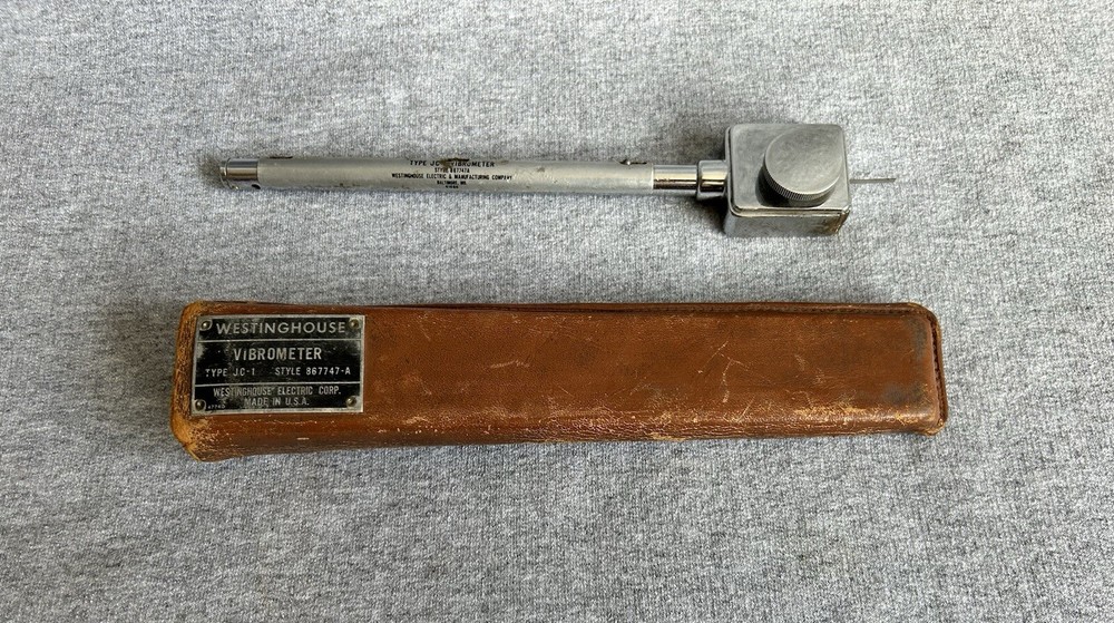 Westinghouse Type JC Vibrometer RANGE: 500-20,000 (a55)