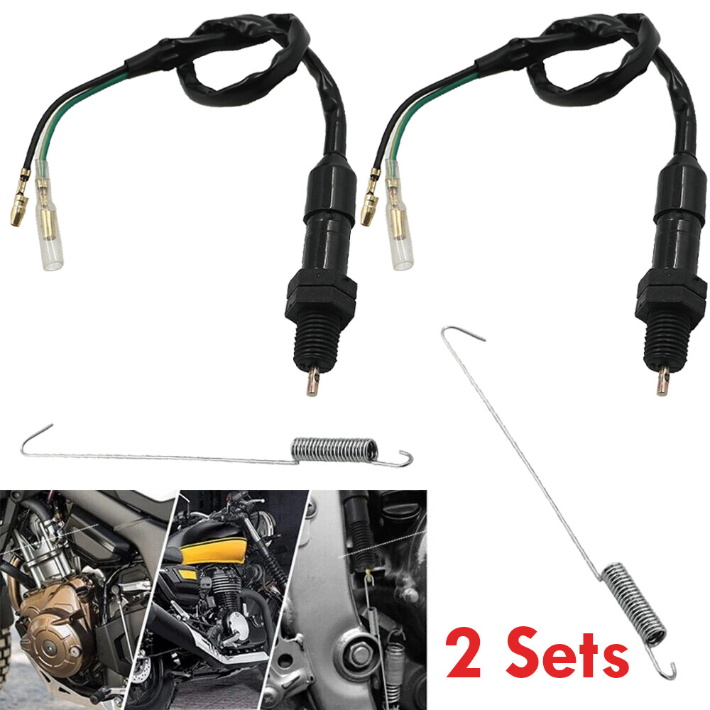 2X Universal Rear Brake Stop Light Switch Spring For Honda Yamaha ATV Motorcycle