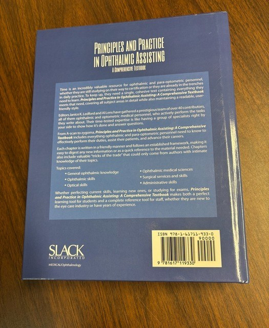 Principles and Practice in Ophthalmic Assisting : A Comprehensive Textbook