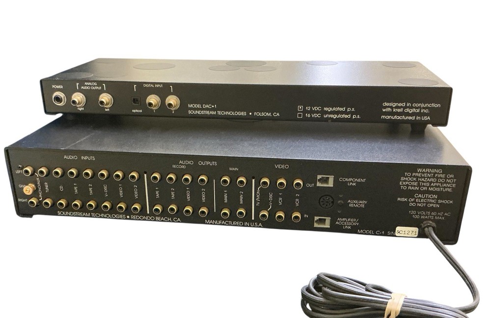 Soundstream C1 Preamplifier with phono card.