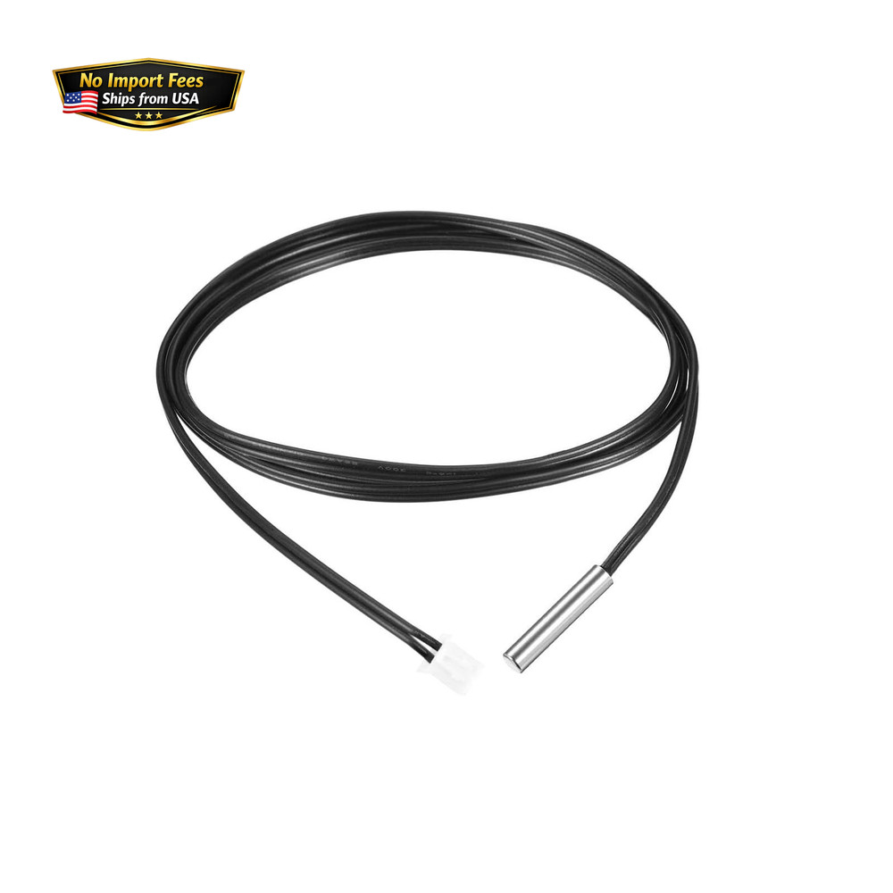 10K Temperature Sensor Probe, 3pcs 1 Meter Waterproof Temp Probe,...