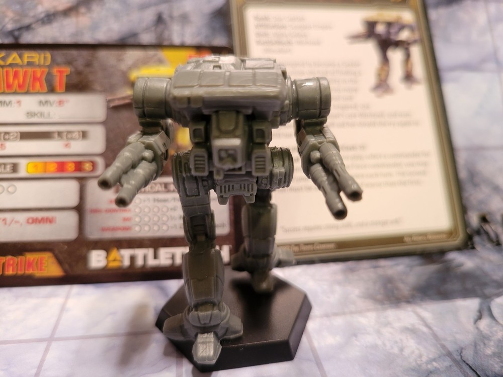 Battletech Warhawk Mech + Pilot Cards - Alpha Strike Box Set