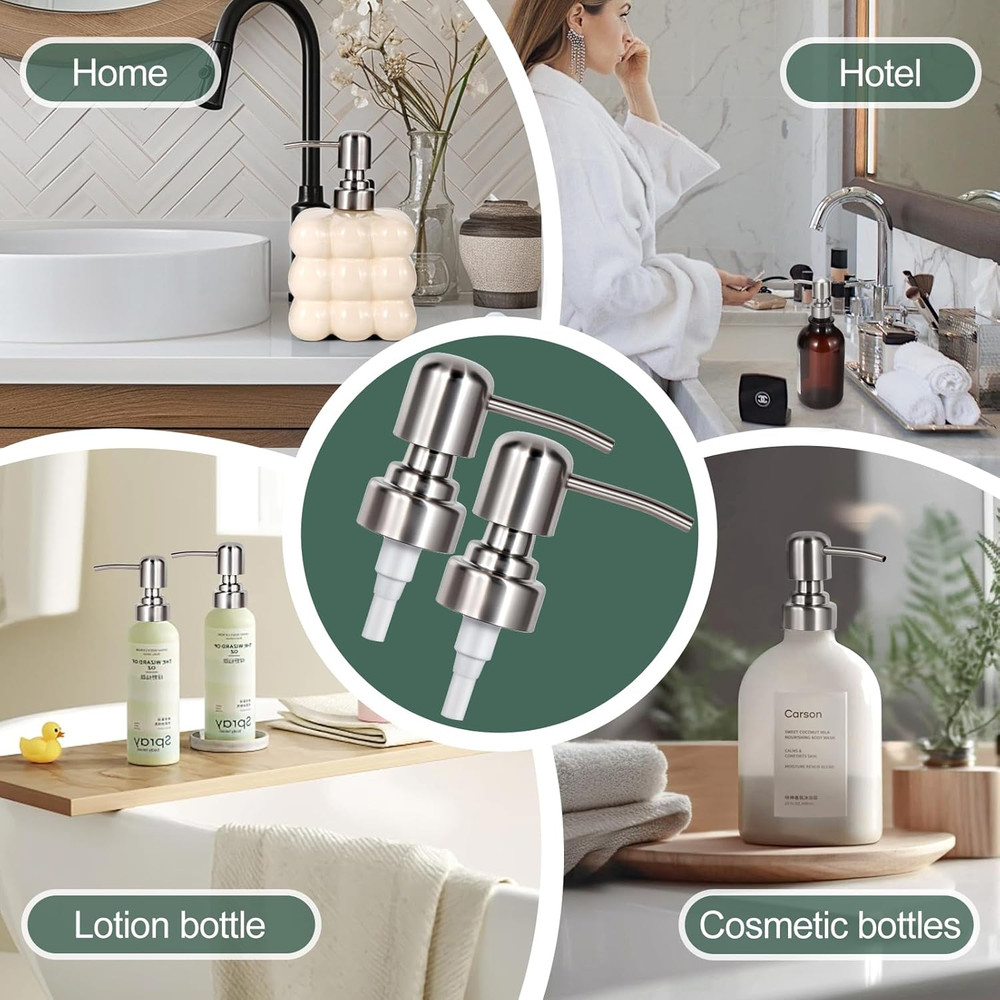 Soap Dispenser Pump Replacement, Kitchen and Bathroom Soap Pump Replacement, Reu