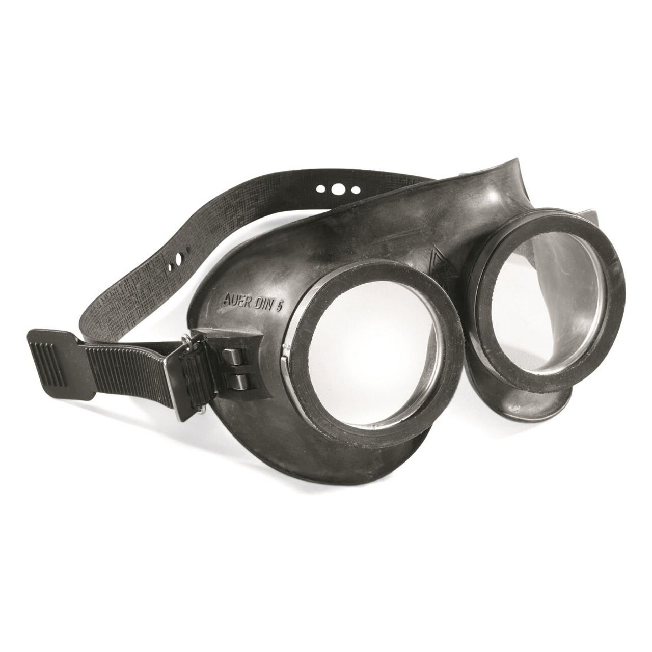 German Black Rubber Goggles-Tanker-Airsoft-Paintball-Steampunk-Motorcycle