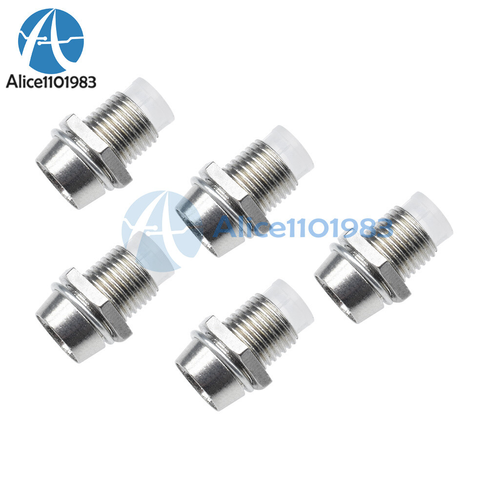 10 x 5MM Chrome Metal Silver Bezel LED Holder Panel Display Mount Base Rubber