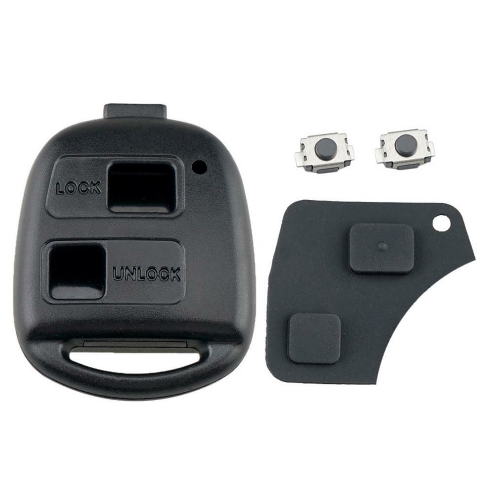 2 Button Pad Switch Remote Car Key Shell Case Replacement Fit for Toyota