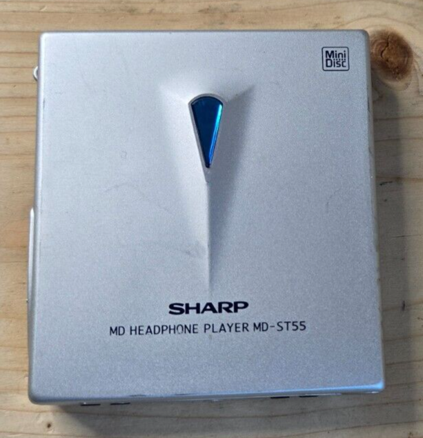 Sharp MD-ST55 Minidisc Player - Tested and Fully Working - Player Only