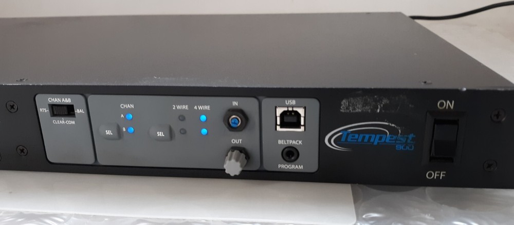 Tempest Wireless Intercom System TMB22509INCC Missing Knob/Broken w/ Power Cord