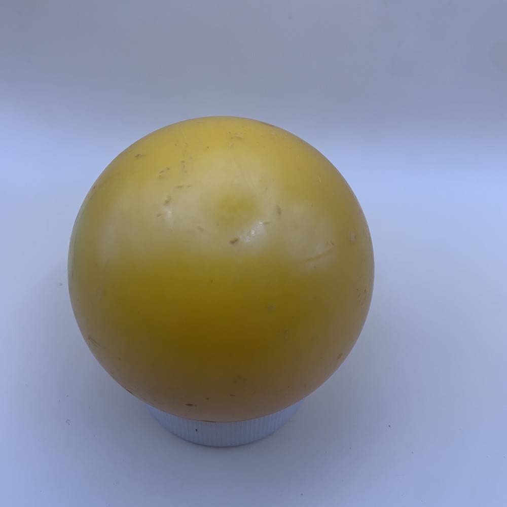 Vintage Replacement Pool Ball Billiards Yellow Solid #1 Ball 2 1/4" Diameter