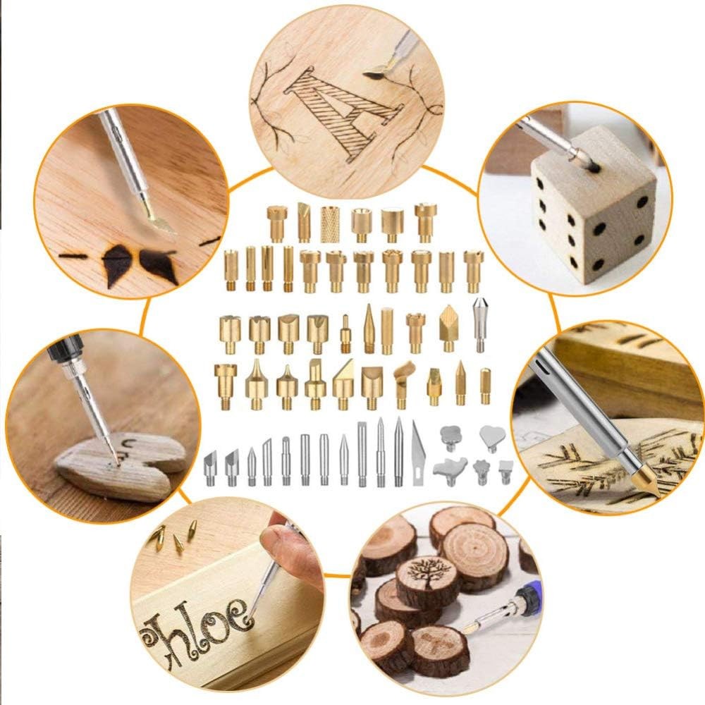 Wood Burning Pyrography Pen Tool Kit