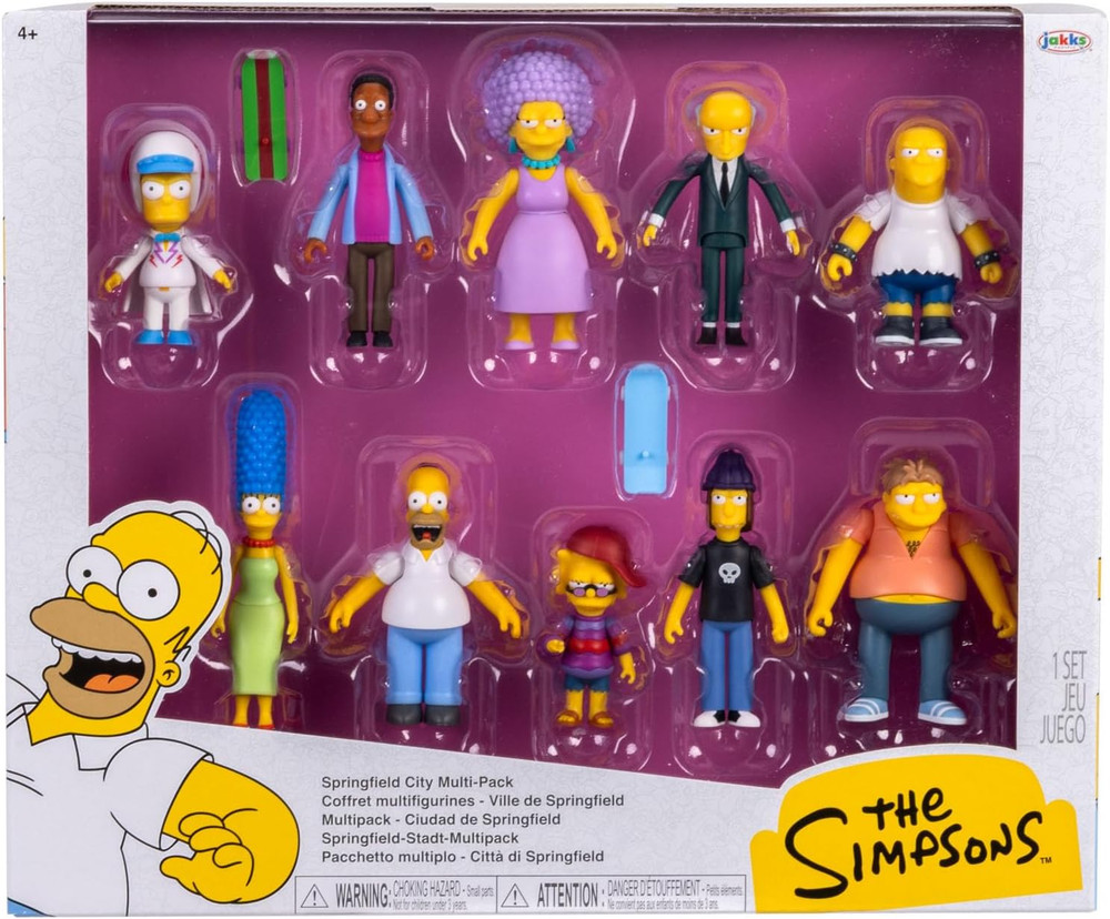 The Simpsons 2.5 Inch Figure Springfield City Multipack