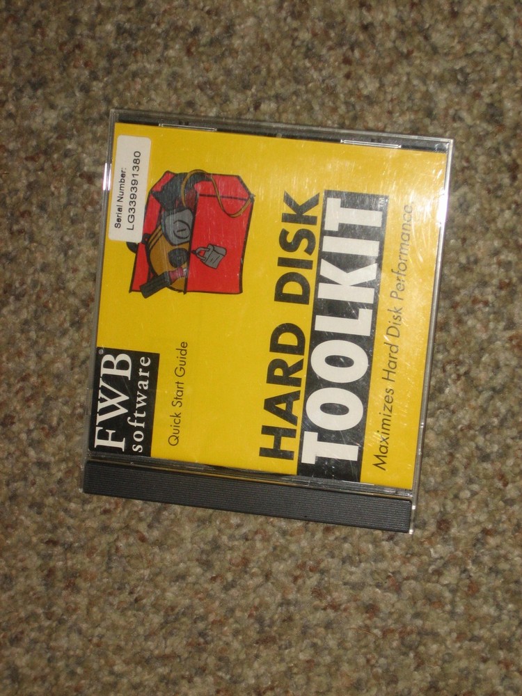 VINTAGE SOFTWARE FWB HARD DISK TOOLKIT FOR MACINTOSH 3.0 VERSION - WITH SERIAL #