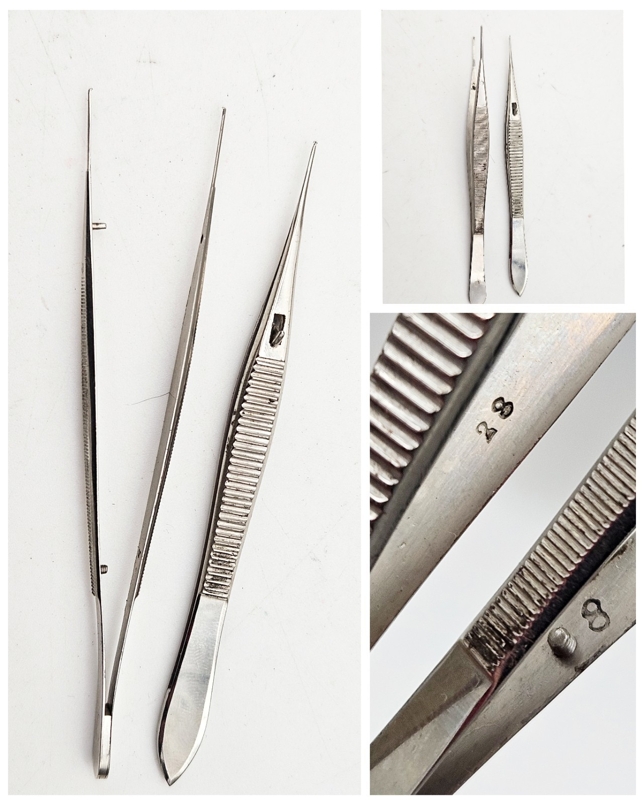 Antique Medical Eye Surgical Instruments J. Durbin Surgical Optometry Wood Rare