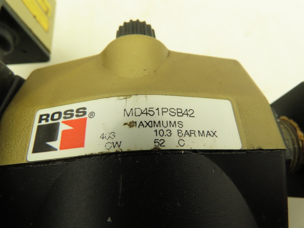Ross MD451PSB42 Pneumatic Inline Lubricator Air Filter Regulator Assembly