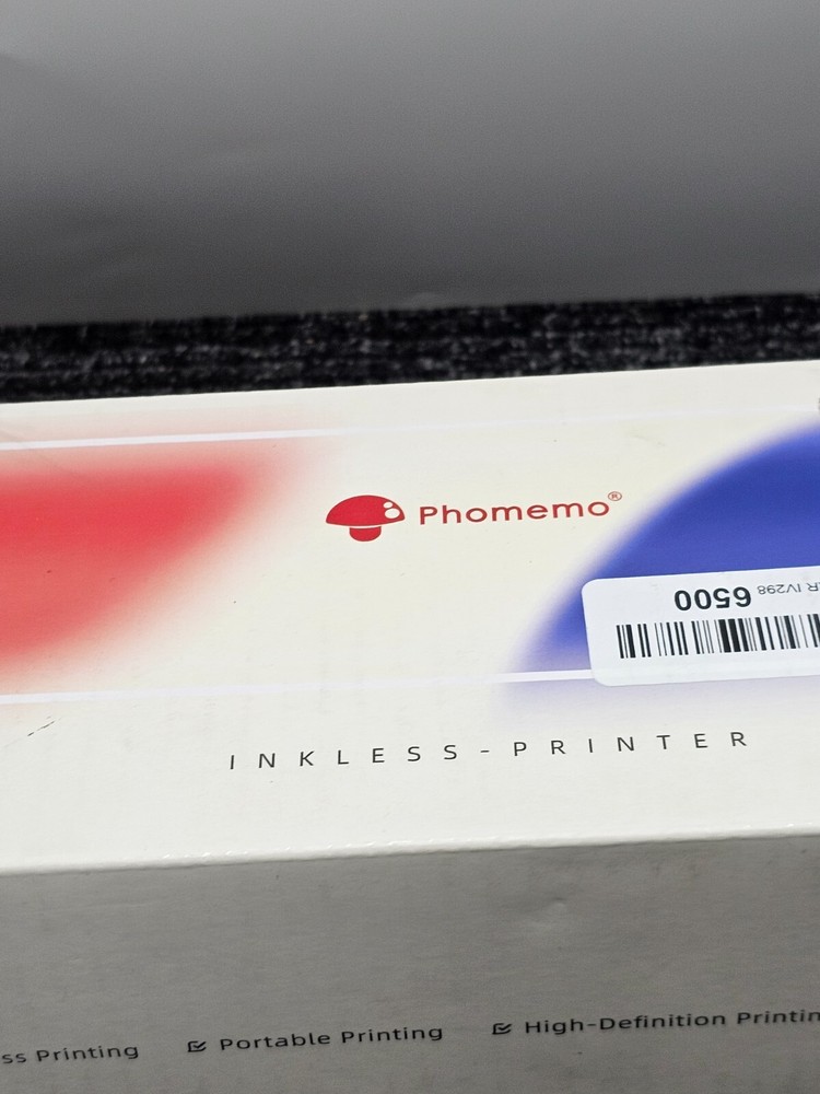 Phomemo P-M832-BK-SNH-1SET Portable Printer Inkless Printer Bluetooth Black