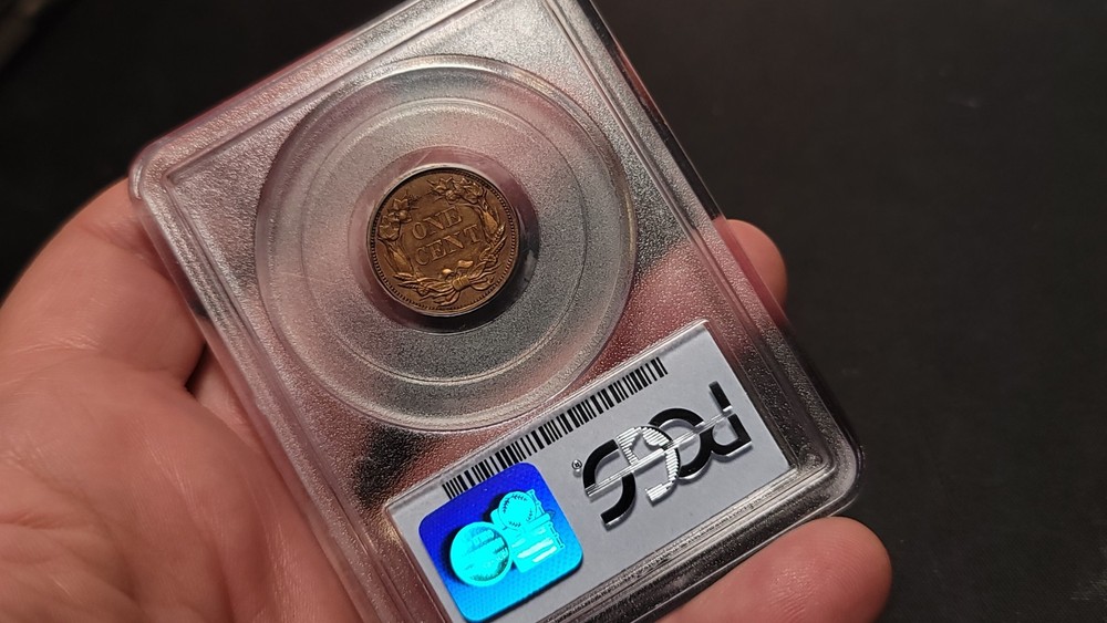 1856 Flying Eagle Cent 1C PCGS PR63 Proof Key Date Type Coin