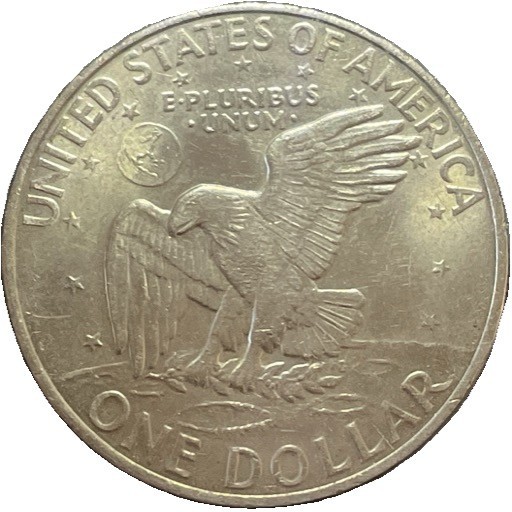 1972 Eisenhower Dollar P mint Type I