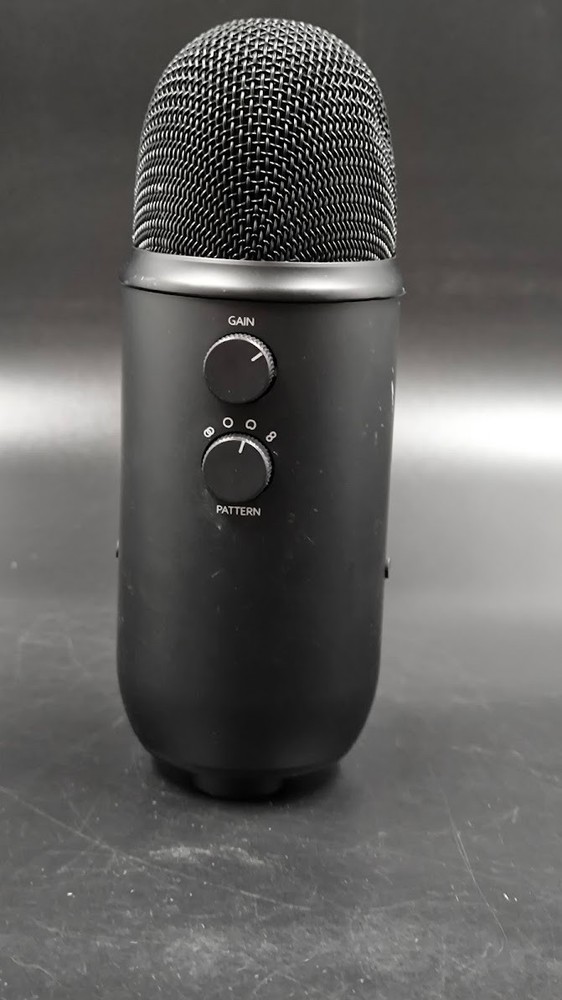 Blue Yeti Microphone Used Working Black
