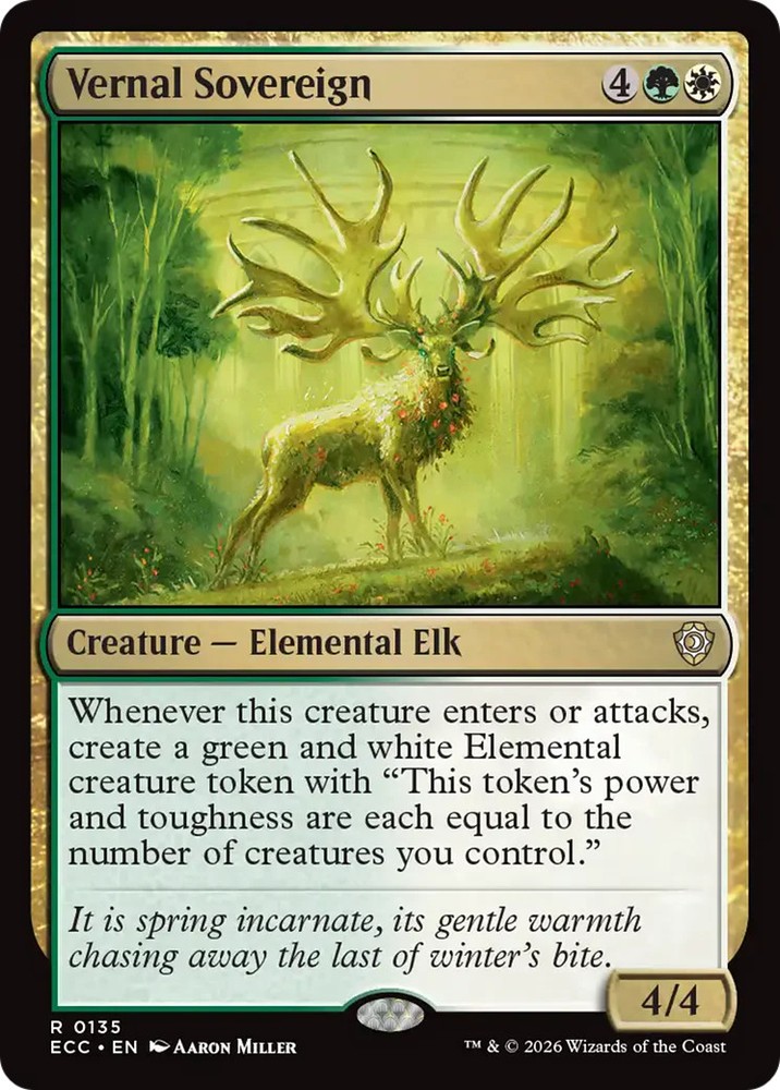 Vernal Sovereign [Lorwyn Eclipsed Commander]