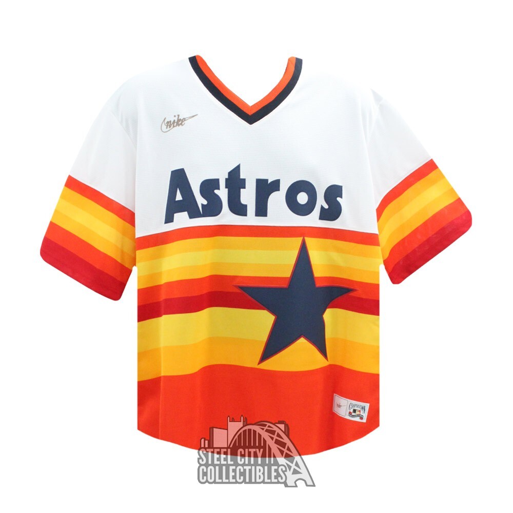 Nolan Ryan Autographed Houston Nike Authentic Baseball Jersey - BAS