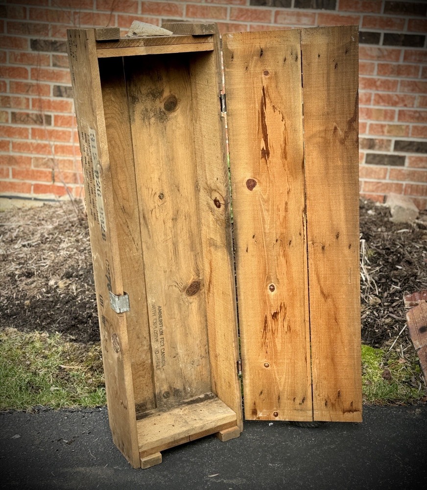 Large Wooden Ammo Crate