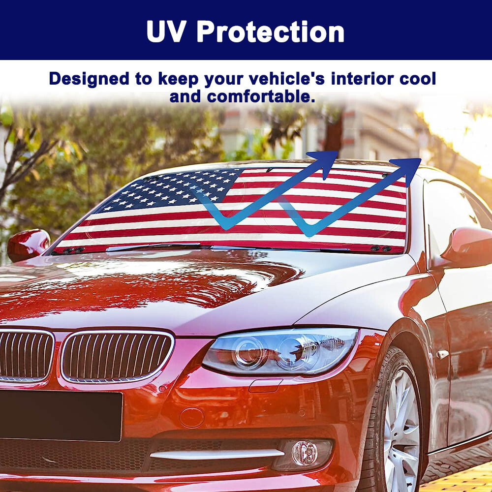 Car Windshield Sun Shade Foldable Large Front Window Visor UV Block Shield Cover