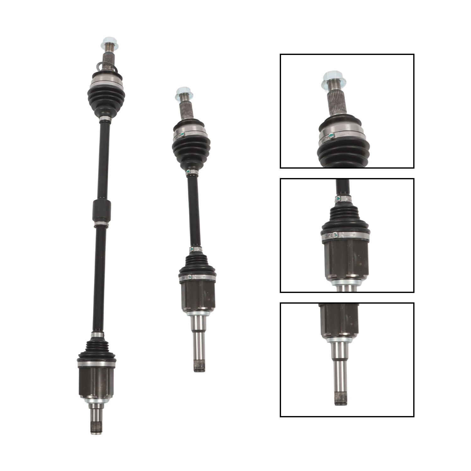Front Pair CV Axle Joint Shaft Assembly for Chevrolet Malibu 1.5L L4 2016-2018
