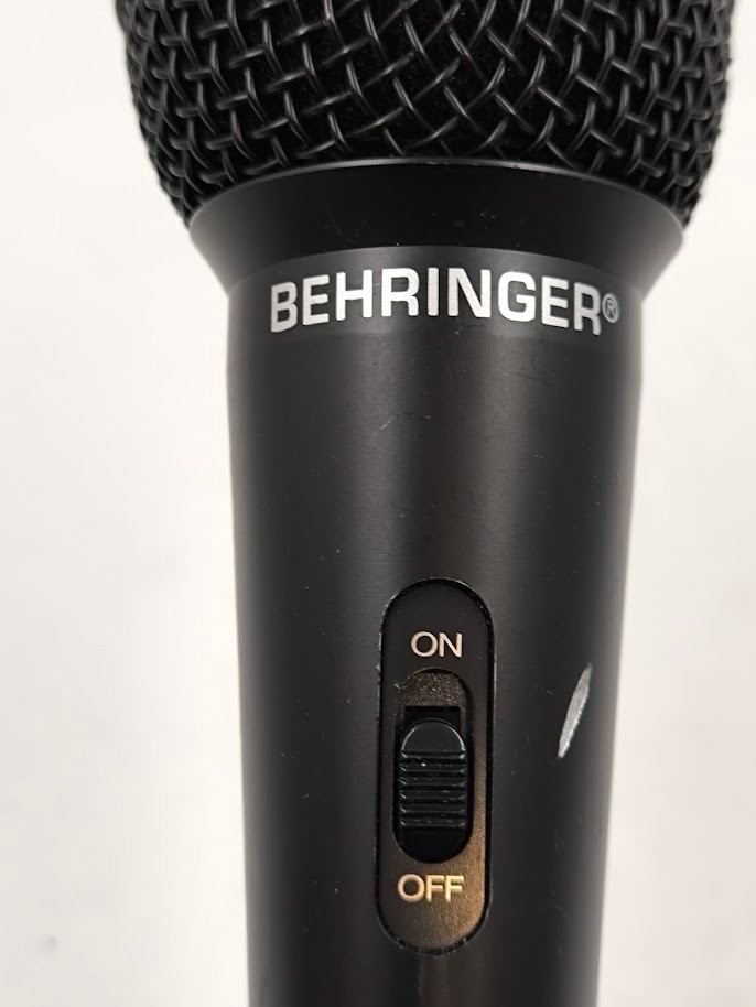 Behringer XM1800S Super Cardioid Microphone Used Working Black
