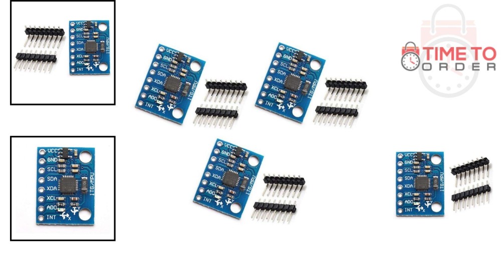 3pcs MPU-6050 6-Axis Accelerometer Gyroscope Module IIC Arduino Compatible