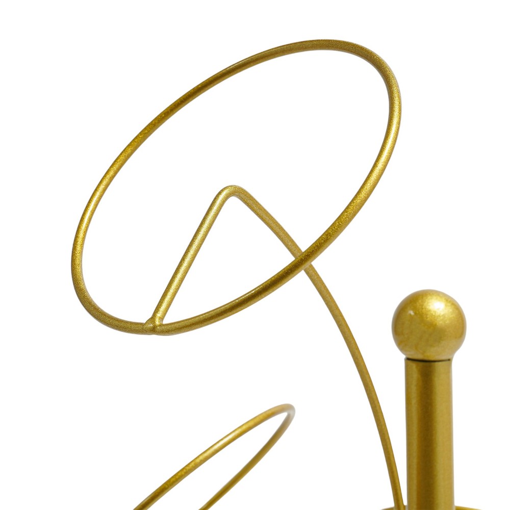 6 Hooks Gold Modern Hat Stand Hat Storage Display Holder Iron Hat Display Rack