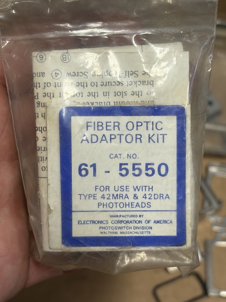 ELECTRONICS TECHNOLOGY FIBER OPTIC ADAPTOR KIT 61-5550 Two complete kits