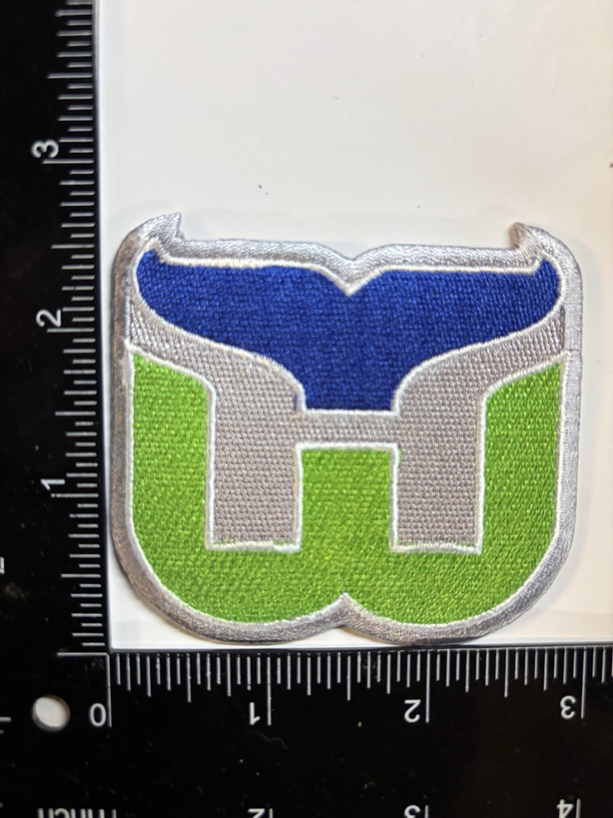 Hartford Whalers iron on patch