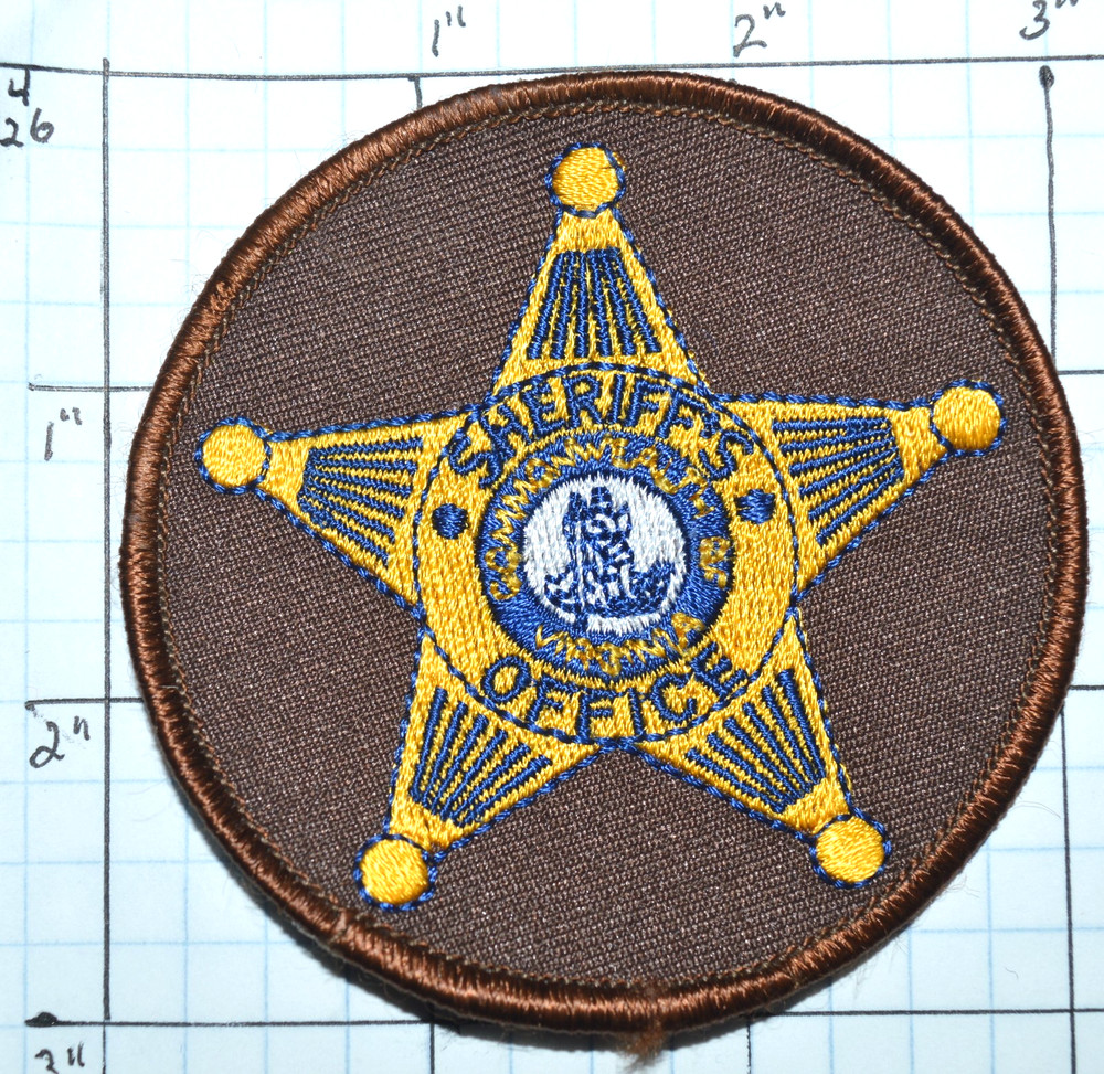 VIRGINIA COMMONWEALTH SHERIFF'S OFFICE POLICE PATCH