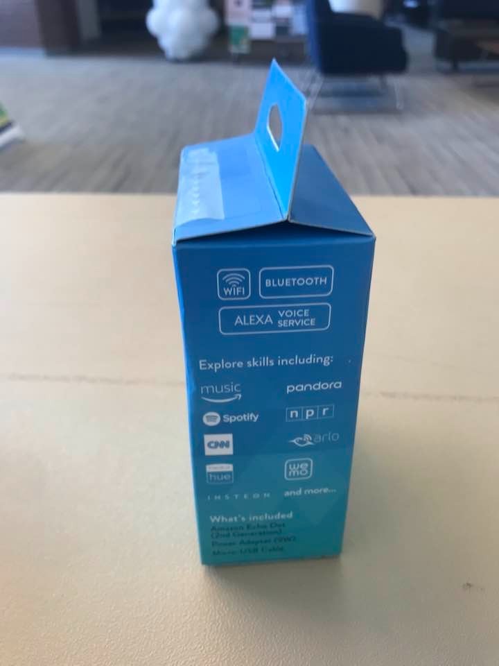 New Sealed Amazon Echo Dot (2nd Generation) Smart Assistant - White