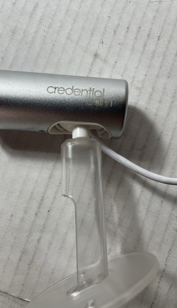 Credential Cam USB Webcam HD Conference Camera Stand White