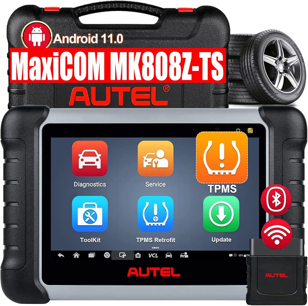 Autel Scanner OBD2 MK808Z-TS Automotive Diagnostic Code Reader Bi-Directional