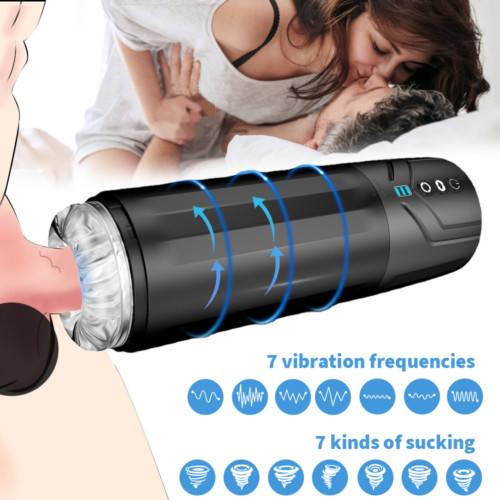 Male Masturbaters Automatic Rotating Cup Thrusting Stroker For Men Use Lubricant