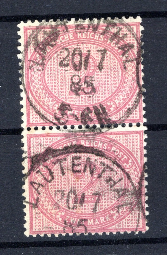 Dr Penny Time 37c Nice Pair Postmarked BPP (CA5910