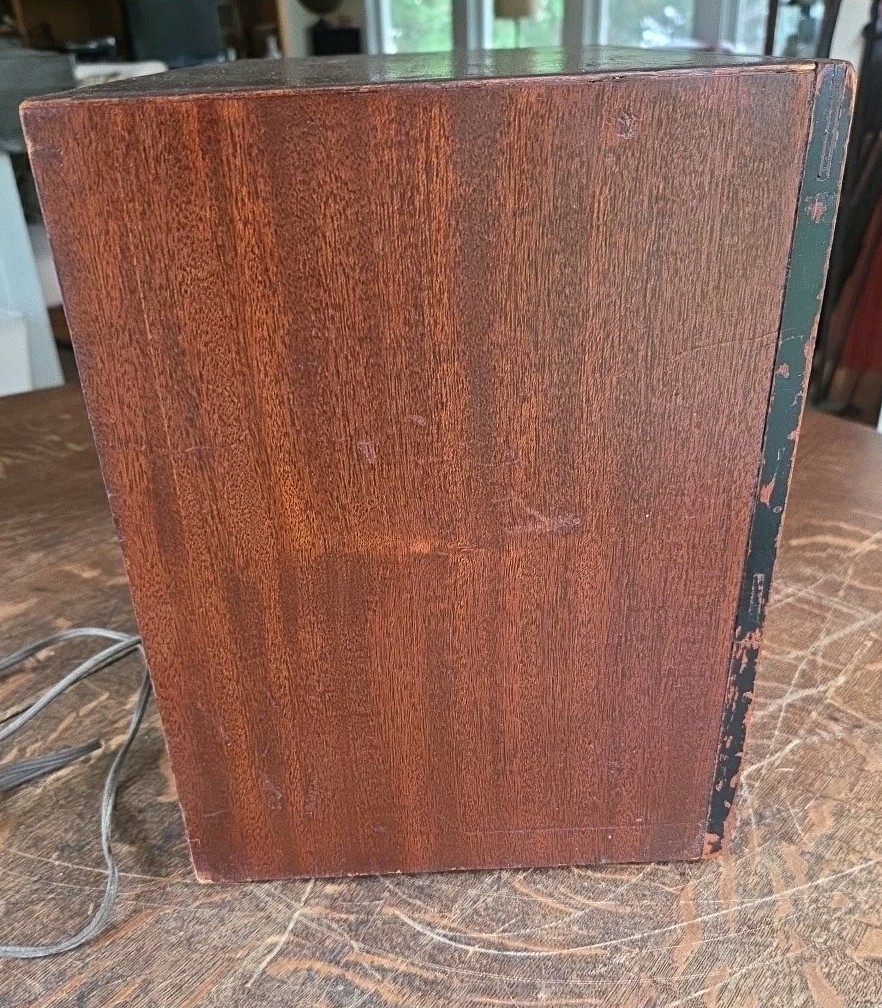 Vintage MCM Sparton Model 121 AM/FM Band Tube Radio Working!