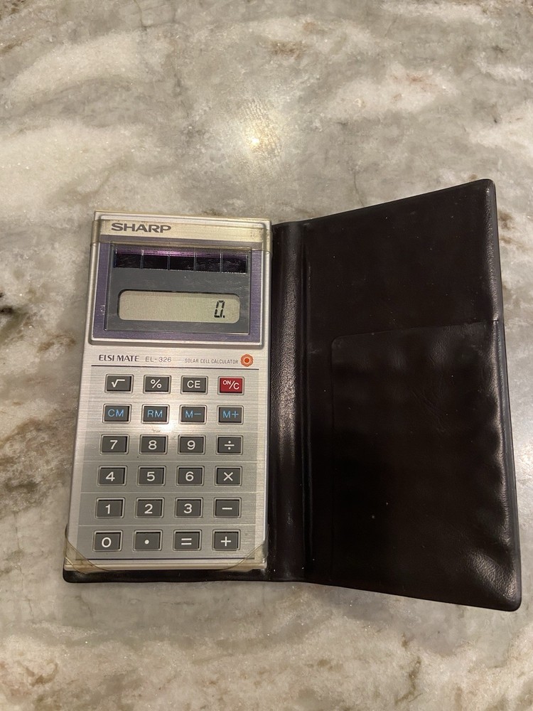 Sharp VINTAGE Elsi Mate El-326 Calculator Solar Cell