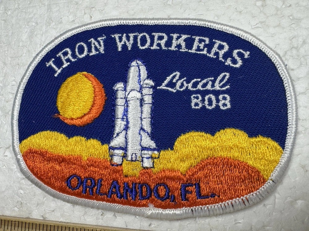 Vintage NASA Space Shuttle Patch - Orlando Iron Workers Local 808