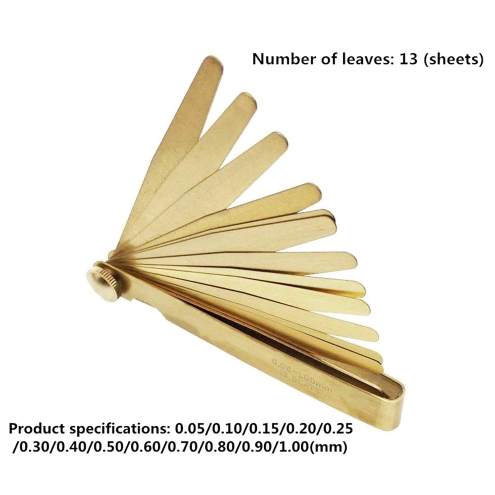 Brass Feeler Thickness Measurement