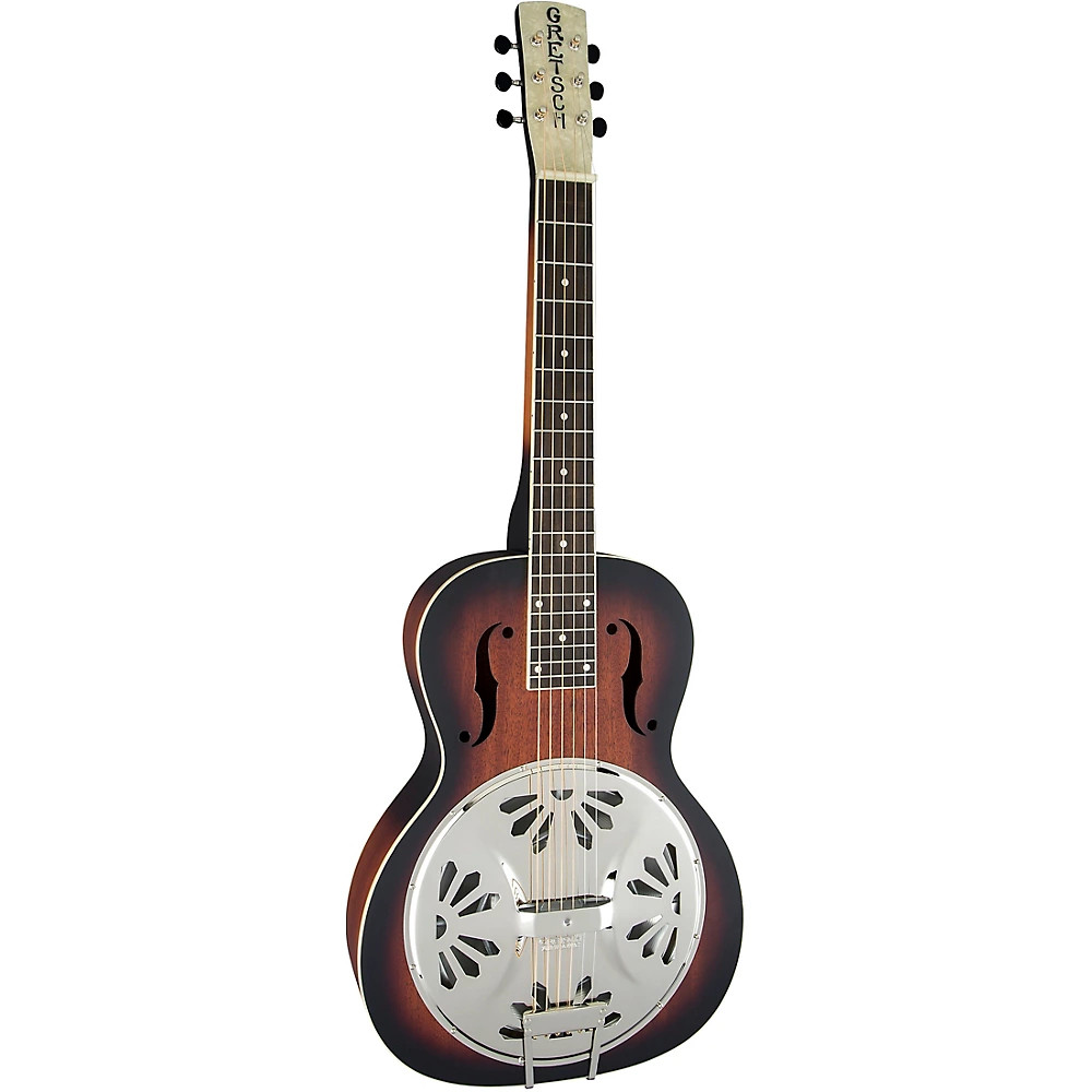 Gretsch Bobtail Square-Neck A.E., Mahogany Body Spider Cone Resonator Guitar LN