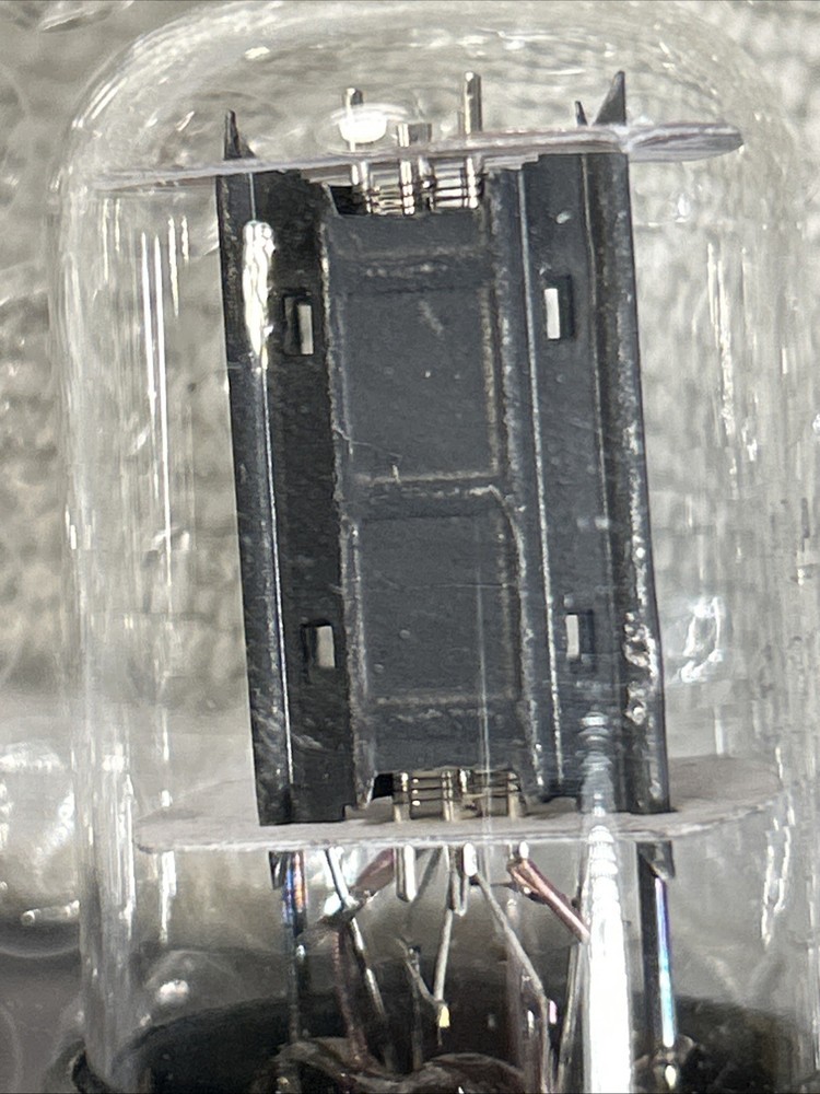 Two RCA 6SN7GTBs, Black Plates, Each Balanced , Red Letters, Tests Strong