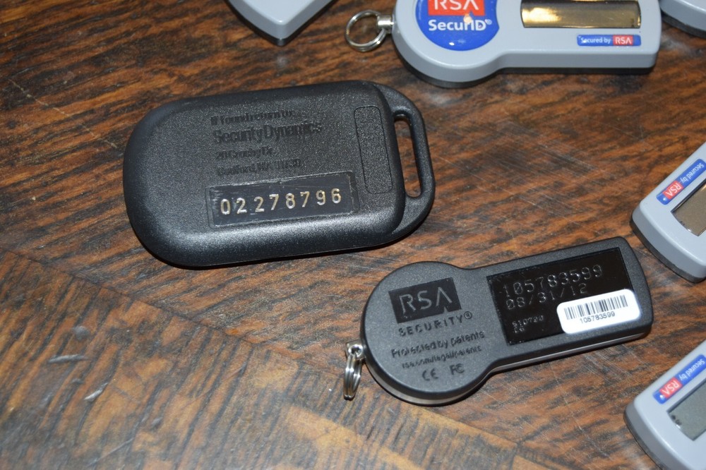 Lot Of RSA SecurID Security Devices